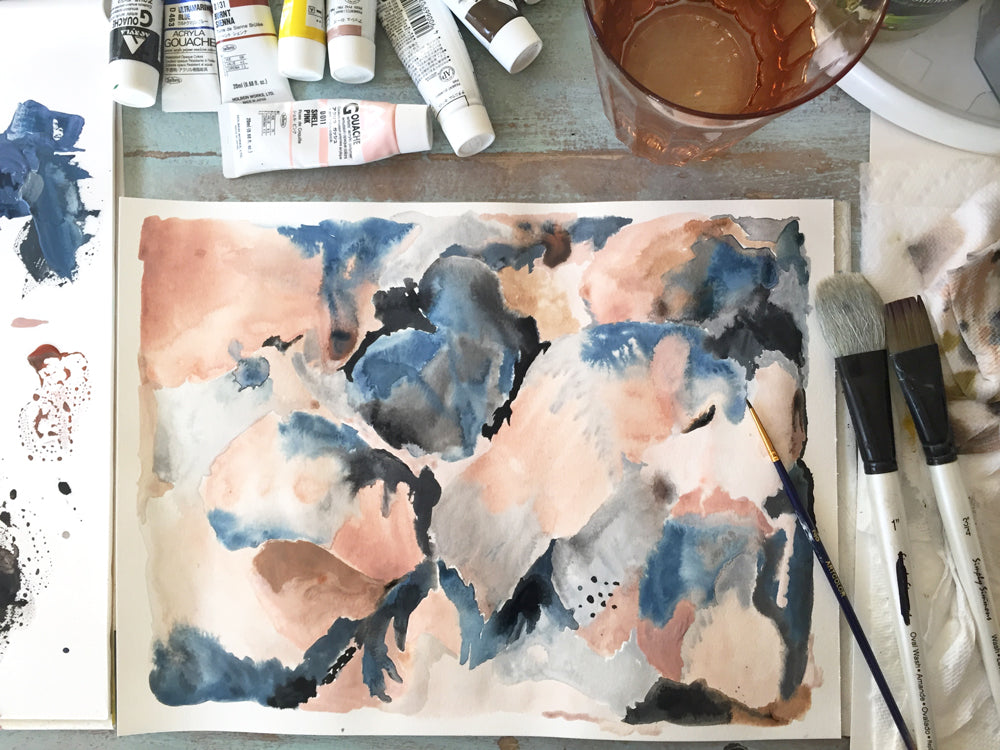 Studio Sneak Peek: Abstract Art