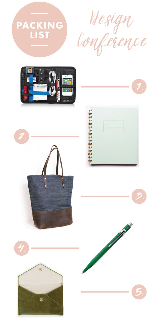 Design Conference Packing List
