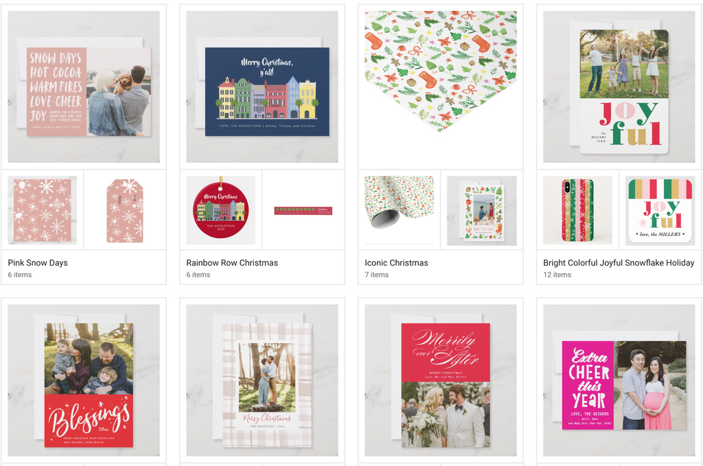 Christmas Photo Card Collection for Zazzle 2019
