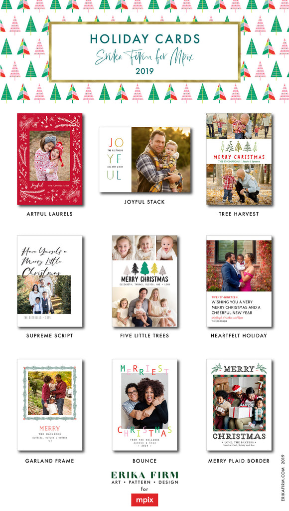 Christmas Photo Card Collection for MPIX 2019