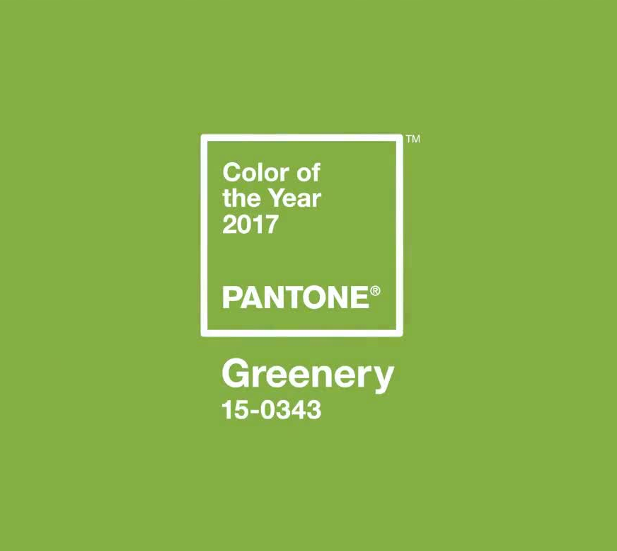 Greenery 2017 Pantone Color of the Year