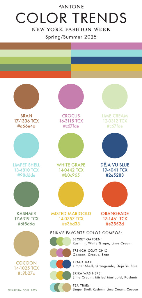 Spring Summer 2025 Color Trends