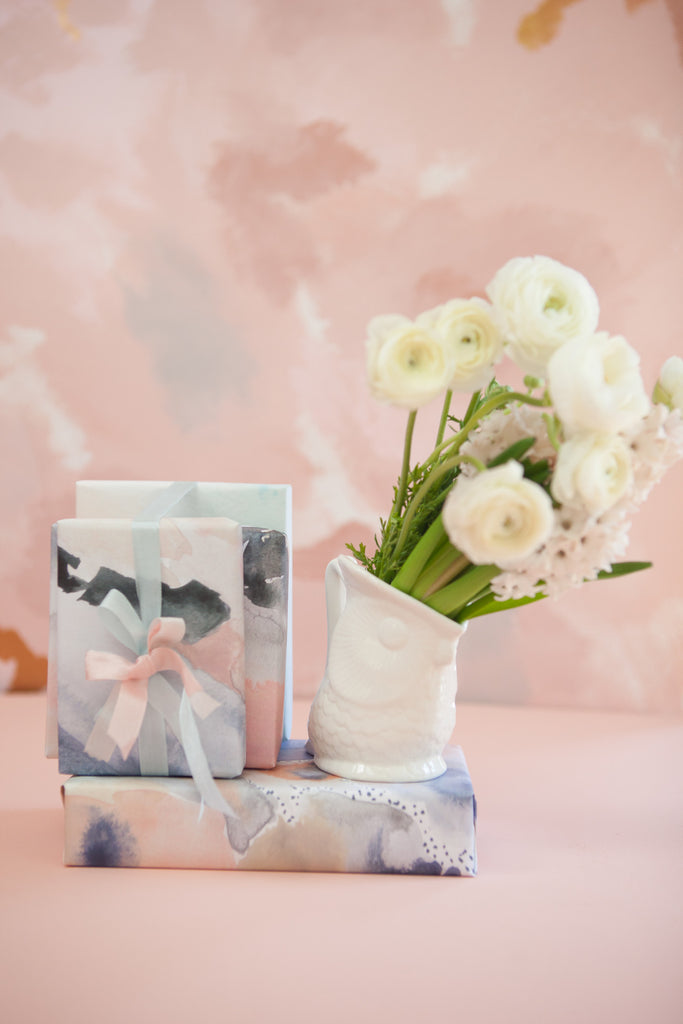 Rose Quartz and Serenity Gift Wrap