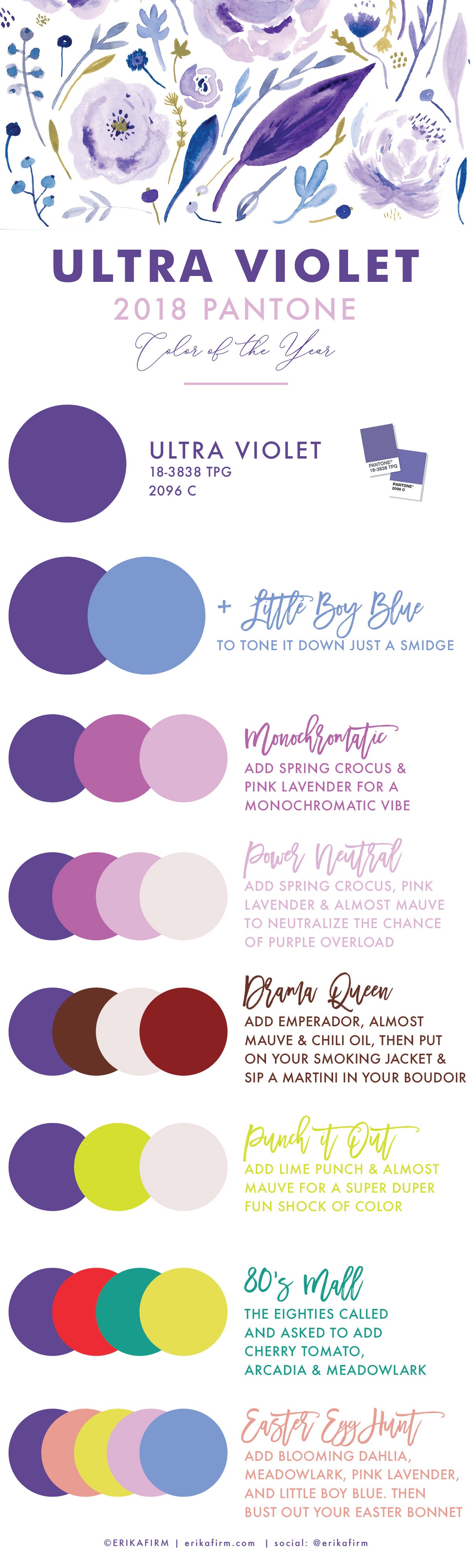 Ultra Violet is Pantone's Color of the Year for 2018 – Erika Firm